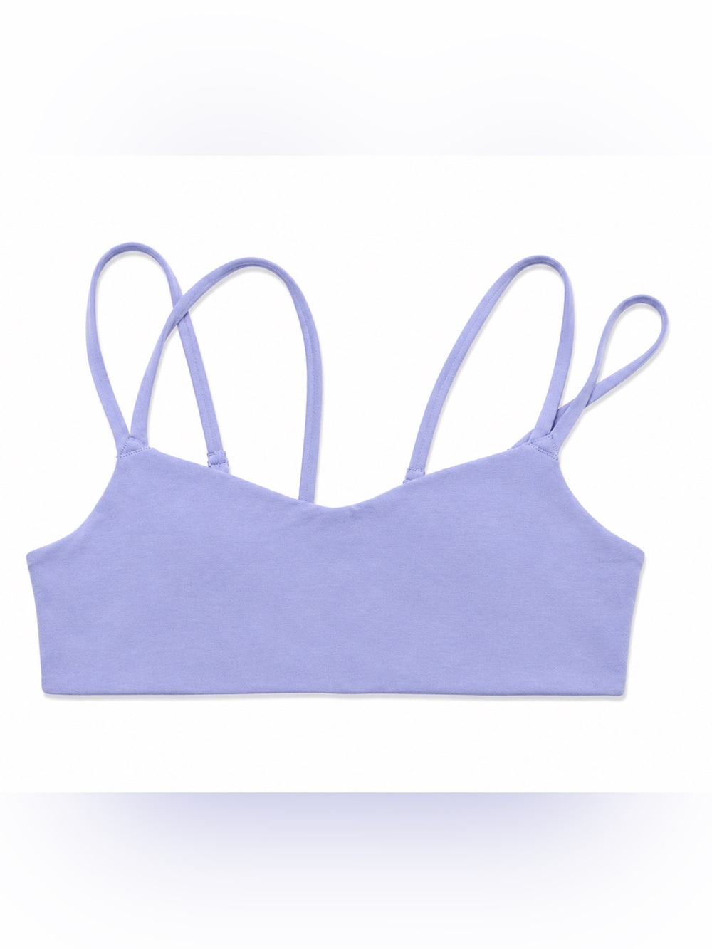 Nike Lavender Double-Strap Sports Bra